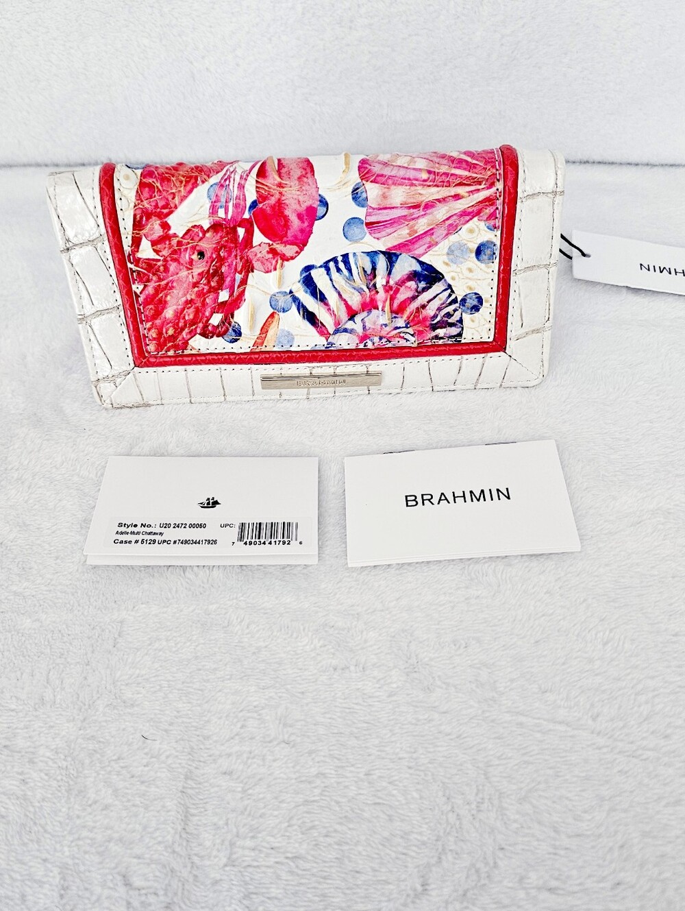 NEW Brahmin MULTI CHATTAWAY Jeanne w/Adelle Wallet - Picture 11 of 15